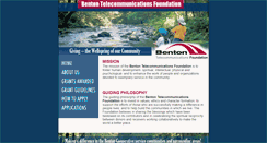 Desktop Screenshot of bentontelecomfoundation.org